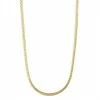 Jordan Blue Men's 14k Gold Herringbone Chain Necklace Yellow