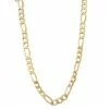 Jordan Blue Men's 10k Gold Figaro Chain Necklace