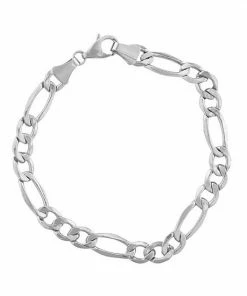 Jordan Blue Men's 10k Gold Figaro Chain Necklace