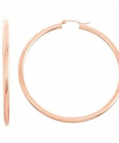 Jordan Blue 10k Gold Hoop Earrings 3 X 55mm