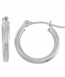 Jordan Blue 10k Gold Hoop Earrings 2 X 15mm