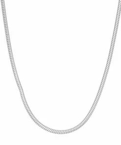 Jordan Blue Sterling Silver Snake Chain Necklace