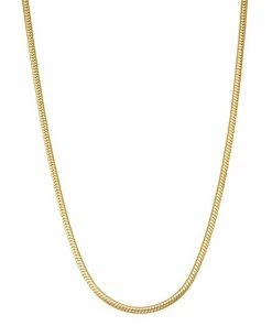 Jordan Blue Men's Sterling Silver Snake Chain Necklace